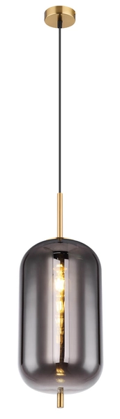 Loftowa lampa wisząca Blacky 15345H2MM mosiądz przydymiona
