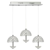 Potrójna lampa wisząca kryształowa VENUS ML315 LED 5W 4000K chrom