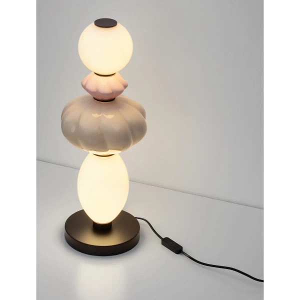 Ściemnialna lampka nocna CASURNO LE45224 LED 16W 3000K różowa beżowa