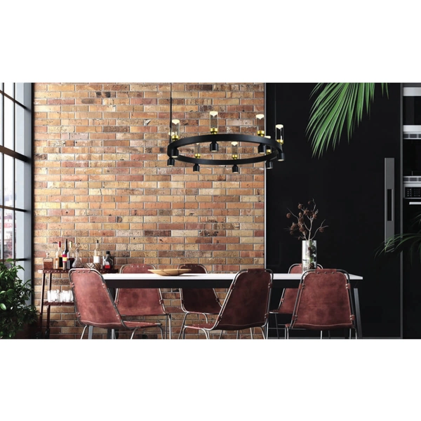 Nowoczesna lampa wisząca Almelo ring LED 49W nad stół czarna