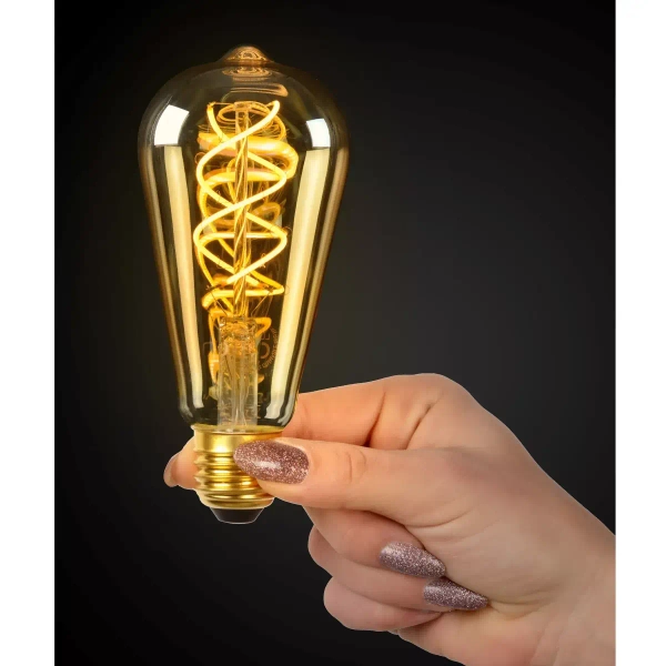 Żarówka edison LED 49034/04/62 E27 4W 2200K 230lm bursztynowa outlet