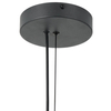 Wisząca lampa ENZO ST-F22020601-D80 black szklana kula czarny złoty