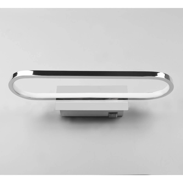 Łazienkowa lampa ścienna GIANNI 283770106 LED 17W 3000K IP44 owalna srebrny