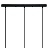 Loftowa LAMPA wisząca LAMEZIA PND-67594-3-BK+CL Italux skandynawski zwis do jadalni czarny