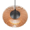 Lampa wisząca nad stół COLINO 315900142 drewniany antracyt