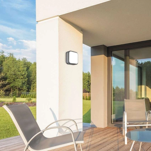 Tarasowa lampa sufitowa Hamburg 8849 Rabalux LED 10W 4000K IP44 antracyt