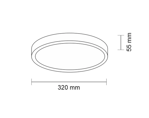 Plafon LAMPA sufitowa NOMI 8070 Shilo łazienkowa OPRAWA okrągła LED 11,52W 3000K IP44 czarna