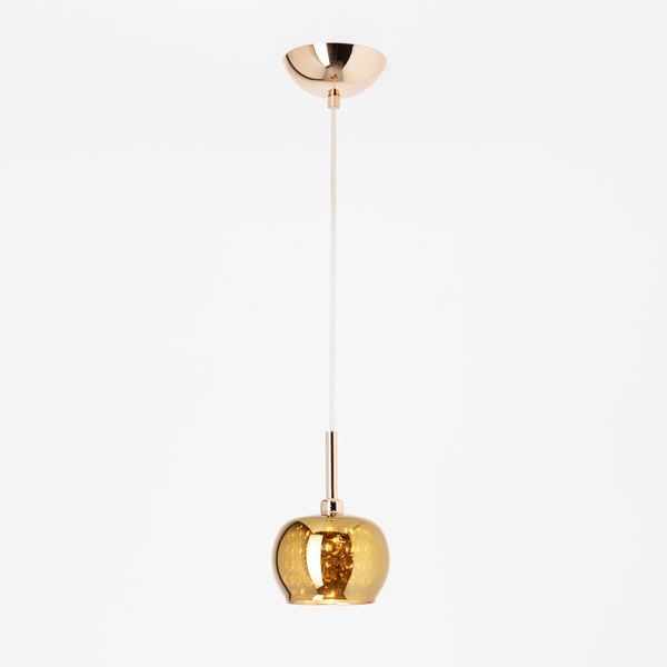 Lampa salonowa wisząca Crystal P0076-01A-F7HF Zumaline kryształowa złota