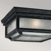 Zewnętrzna LAMPA sufitowa Shepherd FE-SHEPHERD-F Elstead FEISS kwadratowa OPRAWA szklana retro outdoor IP44 cynk przezroczysta