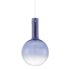 Wisząca lampa do salonu JAVIER LE44478 LED 6W 3000K bombka niebieska biała