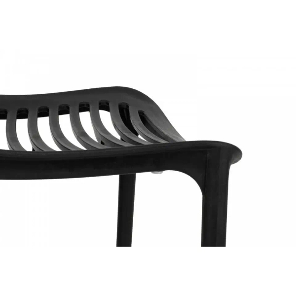 Krzesło do ogrodu SUNNY czarne KH010100217 wys. 84,5 cm na taras