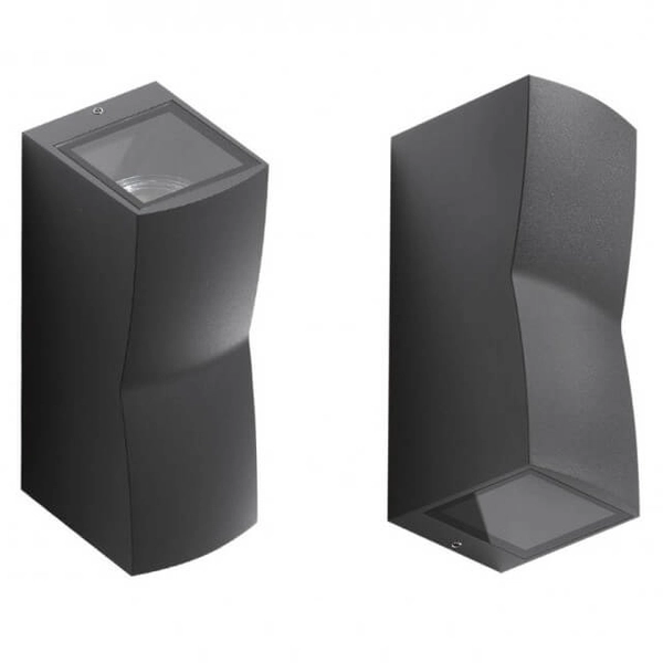 Podwójny kinkiet elewacyjny REZIA AZ4346 Azzardo IP54 czarny