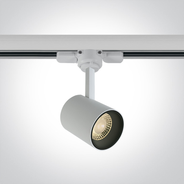 Lampa sufitowa 3-fazowa KAMI 65646T/W/W LED 8W 3000K tuba biały