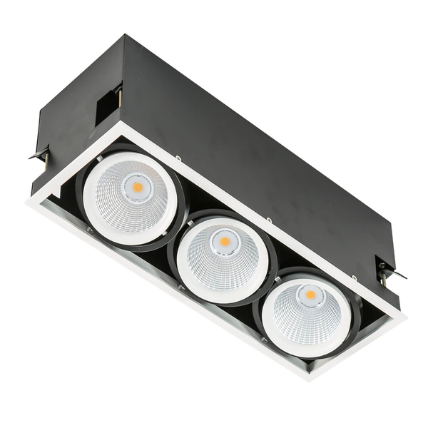 Wpustowa lampa sufitowa Vertico GL7108-3/3X18W 4000K WH+BL LED 54W biała