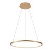 Wisząca lampa okrąg Vinola PND-56135B-060RPC-GD-3KS4K-TRDIMM Italux LED 38W 3000-4000K złota