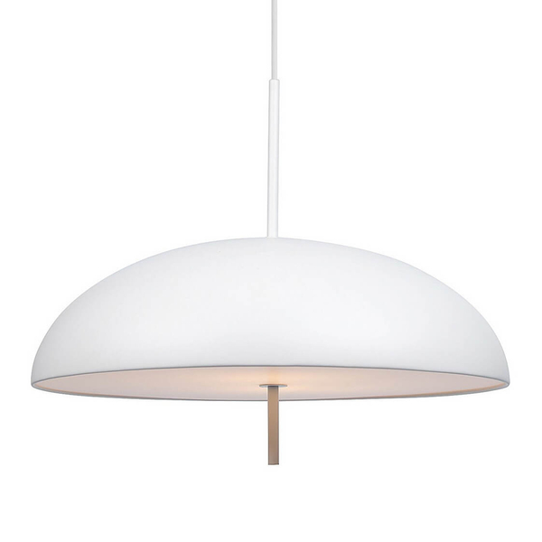 Lampa wisząca nad stół Versale 2220053001 DFTP kopuła biała