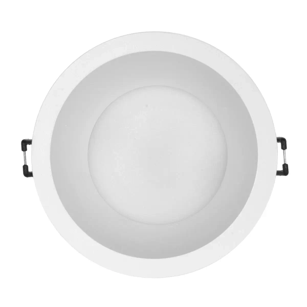 Sufitowy wpuszczany downlight Riga 1642 okrągły metalowy biały