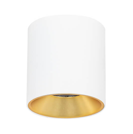 Sufitowa lampa tuba Altisma CLN-6677-75-WH-GD-3K Italux LED 10W 3000K biały złoty