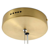 Zwiszana lampa nad wyspe Picco MSE010100126 Moosee LED 12W 3000K metal szkło złoto