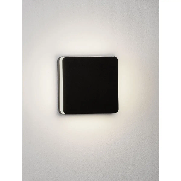 Ścienny kinkiet na taras LONTANO LE75204 LED 11W 3000K IP65 antracyt