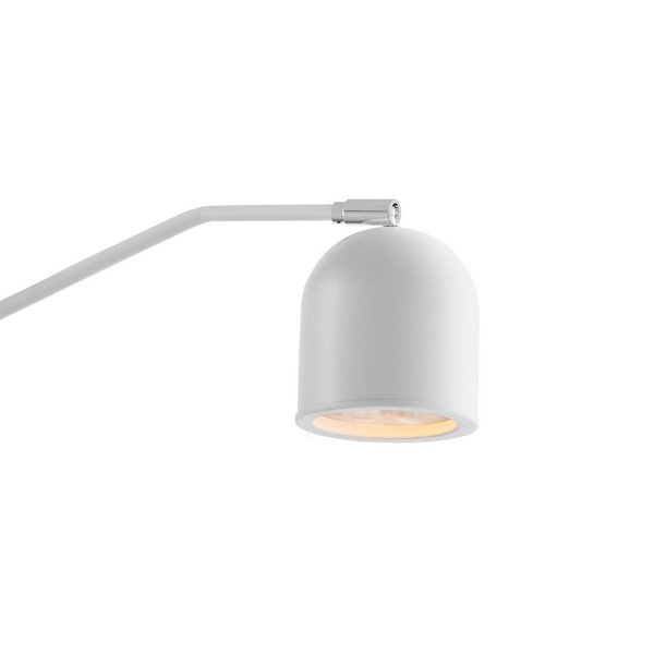 LAMPA ścienna PURO 20813101 Kaspa regulowana OPRAWA metalowa na wysięgniku reflektorek biały