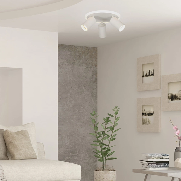 Lampa sufitowa regulowana Parma LP-0612/3C Round WH Light Prestige LED 3000-6000K biała