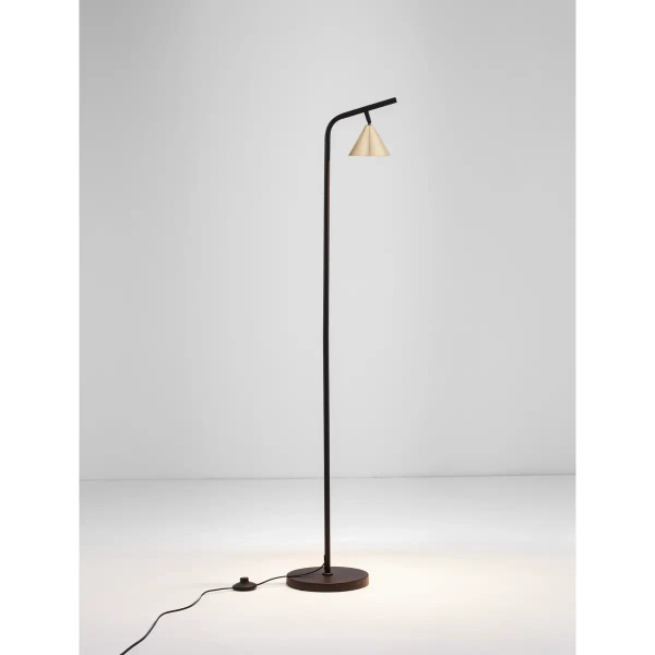 Stojąca lampa do sypialni SALVADO LE45599 złota