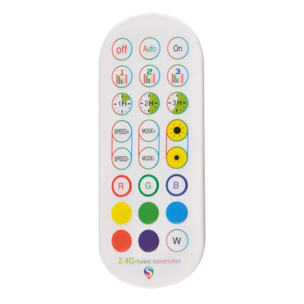 Lampa podłogowa Magical 325211 Polux z pilotem podłużna biała