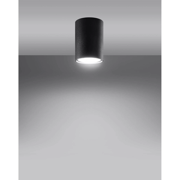 Minimalistyczna lampa sufitowa SL.1000 czarna do jadalni
