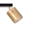 Plafon LAMPA loftowa NEVOA 56394204 Britop sufitowa OPRAWA regulowane tuby materiałowe złote