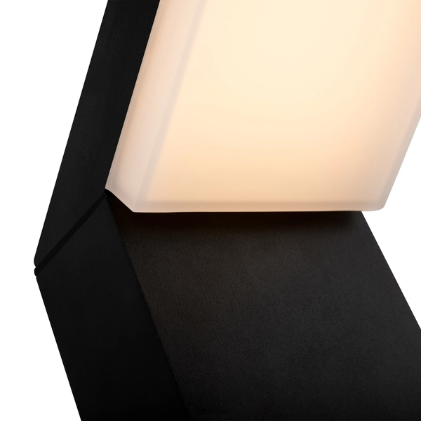 Ścienna lampa zewnętrzna Paso O595WL-L12B3K Maytoni LED 12W 3000K IP54 czarna