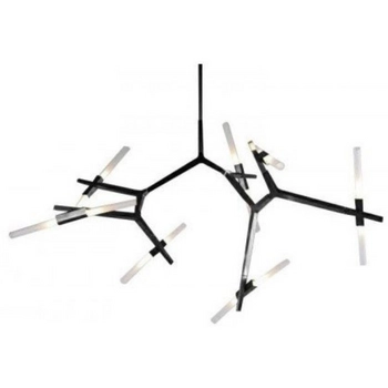 Wisząca lampa do jadalni Sticks ST-1001-14 black Step sticks sople czarne