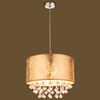 LAMPA wisząca AMY 15187H3 Globo okrągła OPRAWA abażurowa ZWIS z kryształkami glamour crystal złoty