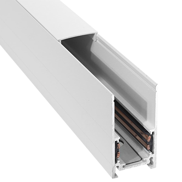 System szynowy magnetyczny natynkowy 824 Domeno LED metalowy biały