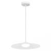 Minimalistyczna ledowa wisząca lampa 22129 LED 12W 3000K spodek biały