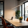 Lampa liniowa wisząca do salonu 1258 LED 15W 3000-6000K biała
