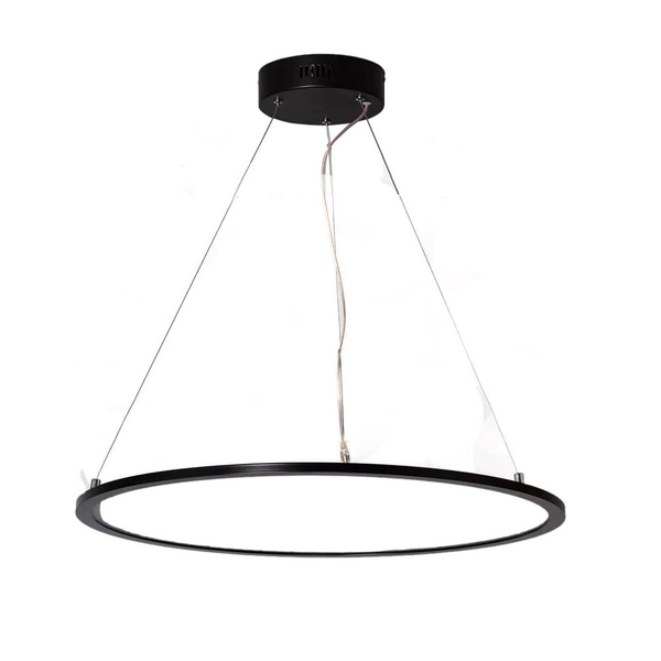 Zwisająca lampa Biuro ABR-LWBO-36W-3000K LED 36W 3000K okrąg czarna