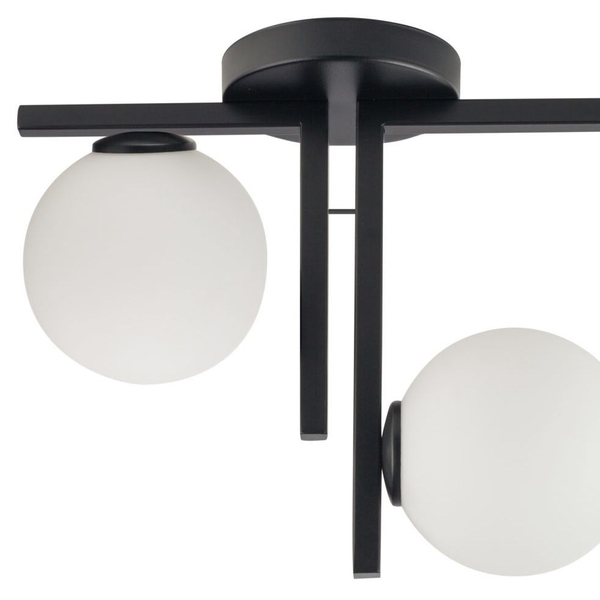 Natynkowa lampa sufitowa ANDY 33285 Sigma do gabinetu czarna