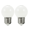 Komplet 2 żarówek mlecznych do girlandy Party LED 0,5W IP44