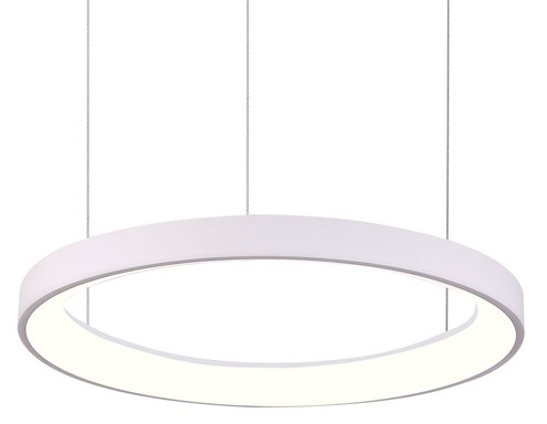 Wisząca lampa Agnes AZ5021 LED 60W 3000-6500K ring do salonu biała