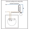 Pojedynczy włącznik z kondensatorem 314338 Smart Wifi dotykowy biały