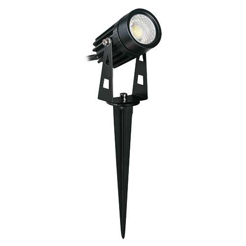 Zewnętrzna OPRAWA naświetlacz PLANT LED 3W 4500K 03129 Ideus metalowa OPRAWA ogrodowa REFLEKTOREK stojący SŁUPEK IP65 czarny