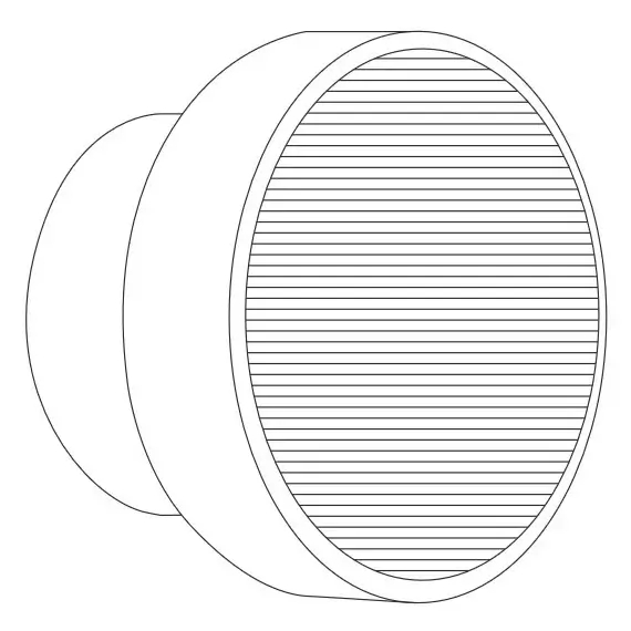 Okrągła lampa ścienna CARMELLO ST-DL-8535 black LED 2,5W 3000K czarna