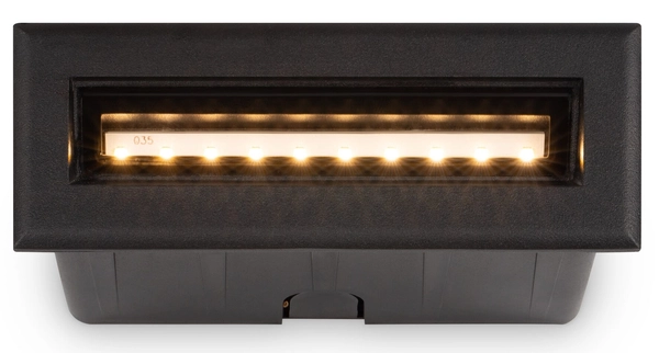 Lampa schodowa wpuszczana Bosca O045SL-L5B3K LED 5W czarna