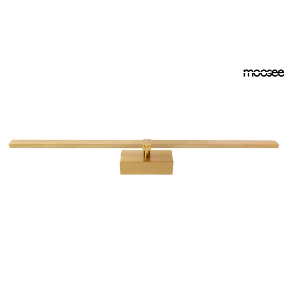 Ścienny kinkiet nad lustro LINE złoty MSE1501100620 1xLED 14W 3000K podłużna galeryjka