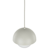 Zwisająca lampa do jadalni Bono 10205 kopuła ball biała beżowa