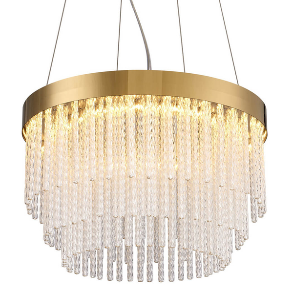 Kryształowa lampa wisząca GLORIA ST-DL8510 LED 52W 3000K złoty