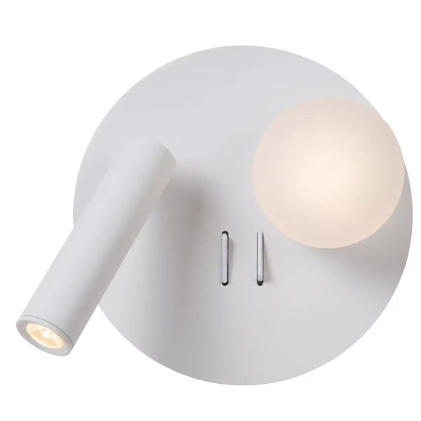 Regulowany kinkiet MATIZ 77286/02/31 LED 3,7W+3,8W 3000K tubka kula biały