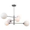 Loftowa LAMPA sufitowa EVORA PND-55342-6-SN Italux kule do salonu białe