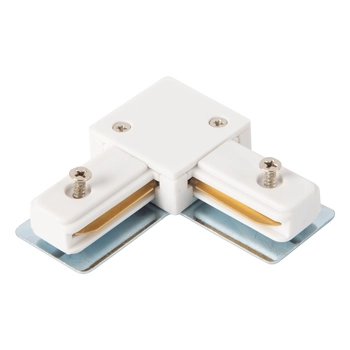 Jednobwodowy łącznik-L do systemu szynowego Track Light ML0711 biały